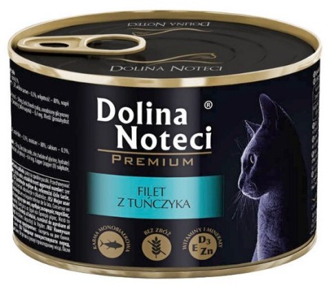 Dolina Noteci Premium Kot Filet z tuńczyka puszka 185g