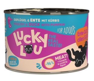 Lucky Lou Lifestage Adult Drób i kaczka puszka 200g