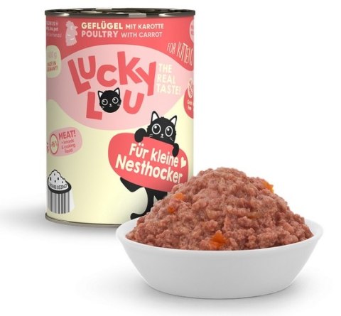 Lucky Lou Lifestage Kitten Drób puszka 400g