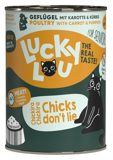 Lucky Lou Lifestage Senior Drób puszka 400g