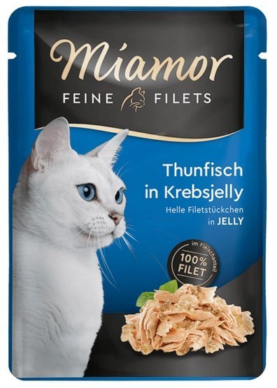 Miamor Feine Filets Tuńczyk & Galaretka krabowa saszetka 100g