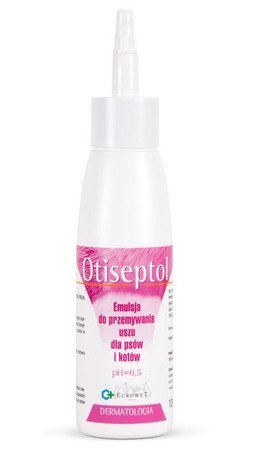 Otiseptol - płyn do przemywania uszu psa i kota 100ml