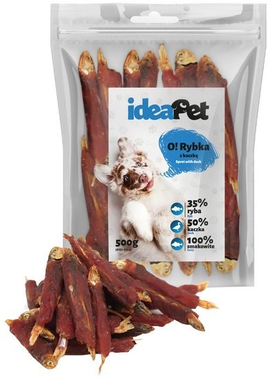 IdeaPet Rybka z kaczką 500g