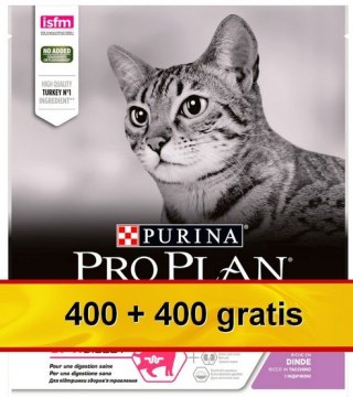 Purina Pro Plan Cat Adult Delicate Digestion z indykiem 800g (400+400g gratis)