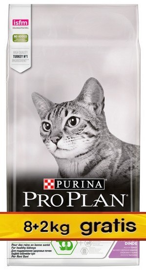 Purina Pro Plan Cat Sterilised Renal Adult Indyk 10kg (8+2kg gratis)