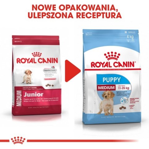 Royal Canin Medium Puppy karma sucha dla szczeniąt, od 2 do 12 miesiąca, ras średnich 1kg