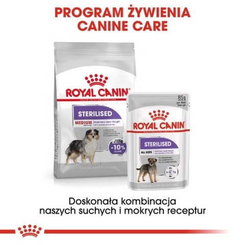 Royal Canin Medium Sterilised karma sucha dla psów dorosłych, ras średnich, sterylizowanych 3kg