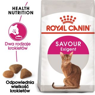 Royal Canin Savour Exigent karma sucha dla kotów dorosłych, wybrednych, kierujących się teksturą krokieta 2kg