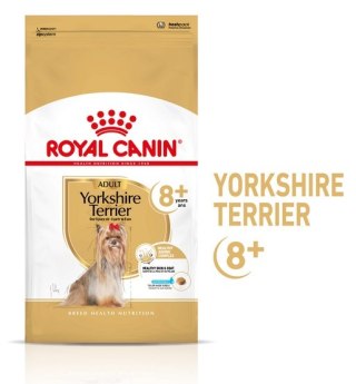 Royal Canin Yorkshire Terrier Adult 8+ karma sucha dla psów starszych rasy yorkshire terrier 3kg