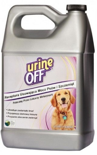 Urine Off Dog & Puppy Odor & Stain Remover - do usuwania plam moczu 3,78L