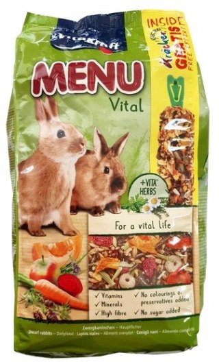 Vitakraft Menu Vital Królik 1kg + Kracker gratis