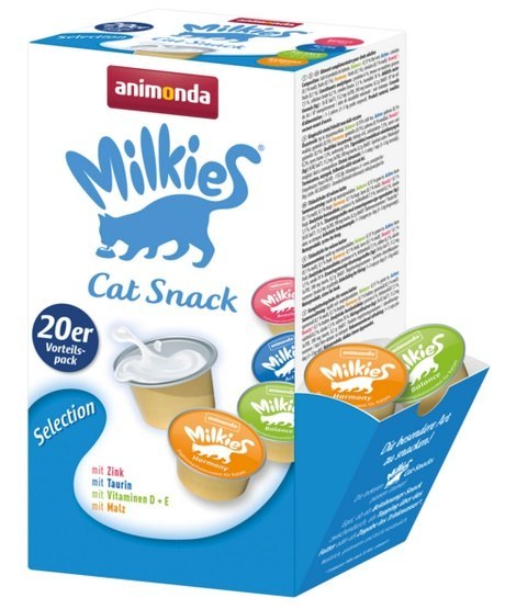 Animonda Kot Milkies Selection Mix 25x15g (20+5 gratis)