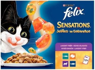 Felix Sensations Mix w galaretce saszetki 12x100g (10+2)