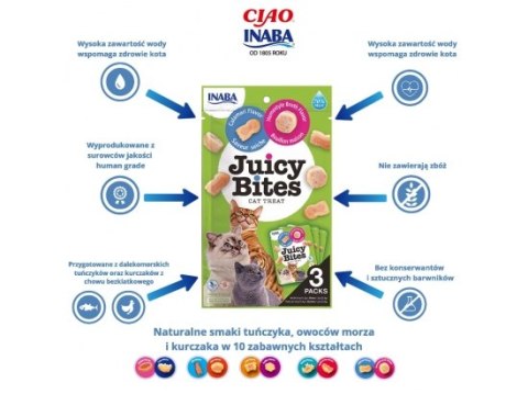 Inaba Cat Juicy Bites Bulion i kalmary 33,9g