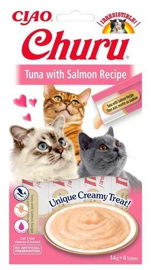 Inaba Ciao Cat Churu Creamy Tuńczyk i łosoś 56g