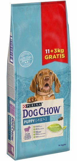 Purina Dog Chow Puppy Jagnięcina 14kg (11+3kg gratis)