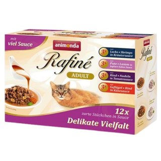 ANIMONDA Rafiné Soupé Adult Multi saszetka delicious variety 12x100 g