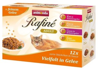 ANIMONDA Rafiné Soupé Adult Multi saszetka variety in jelly 12x100 g