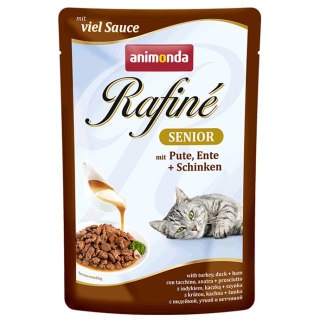 ANIMONDA Rafiné Soupé Senior saszetka z indykiem kaczką i szynką w sosie 100 g