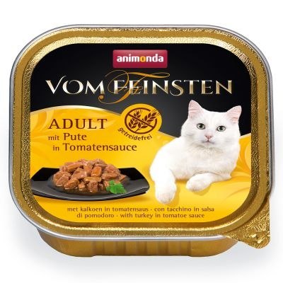 ANIMONDA Vom Feinsten Grain Free szalka z indykiem w sosie pomidorowym 100g