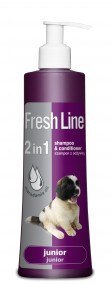 FRESH LINE szampon z odżywką dla psów juniorów 220 ml