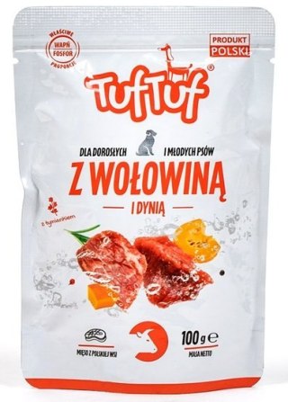 TUF TUF Wołowina z dynią i ziemniakami dla psa saszetka 100g