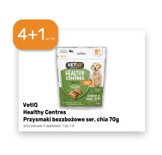 VetiQ Przysmaki bezzbożowe ser i chia 4 + 1