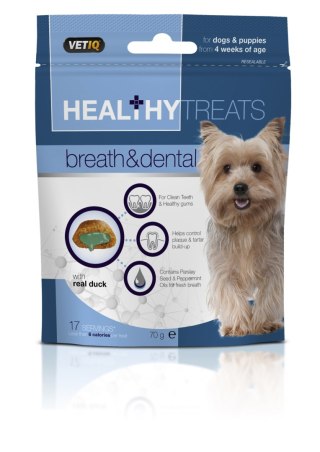 VetiQ Przysmaki dla psów oddech i zęby 4 + 1
