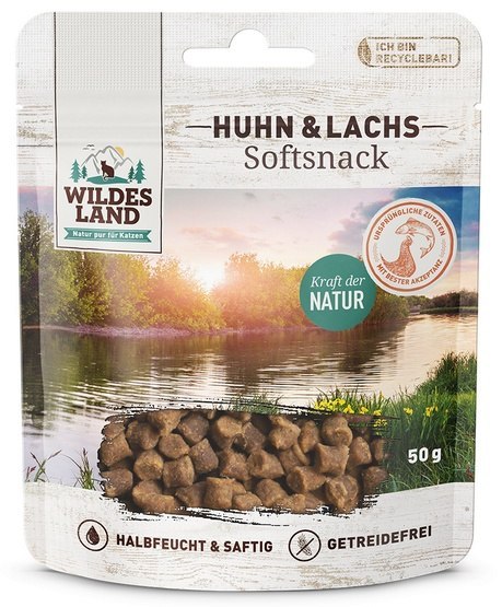 Wildes Land Softsnack Huhn & Lachs 50g