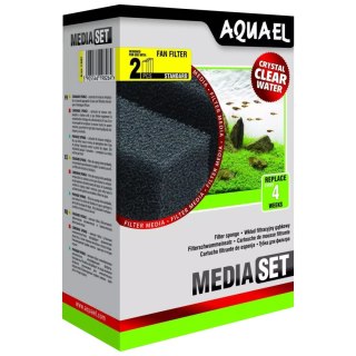 Aquael Fan Filter 1 Sponge - gąbka do filtra x 2