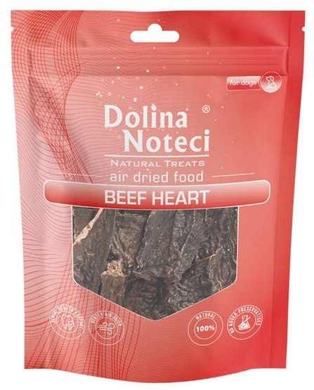 Dolina Noteci Natural Treats Dog Serca wołowe 100g