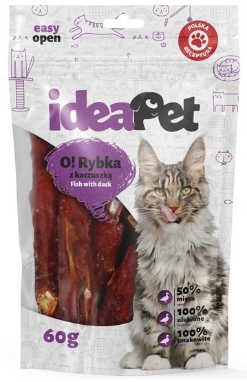 IdeaPet O! Kot Ryba z kaczką 60g