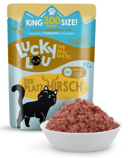 Lucky Lou Lifestage Adult Drób i jeleń saszetka 300g