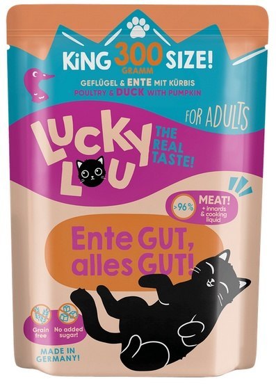 Lucky Lou Lifestage Adult Drób i kaczka saszetka 300g