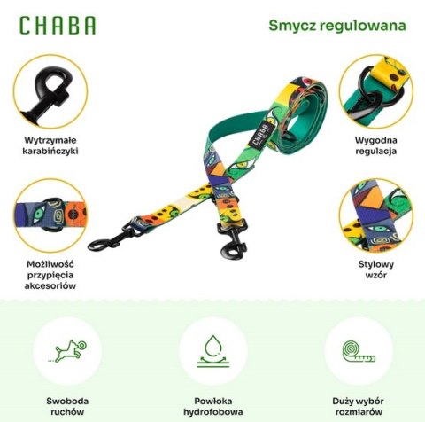 CHABA Smycz regulowana Story III L 25mm/260cm Jumbo