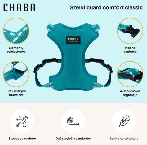 CHABA Szelki Guard Comfort Classic M morskie