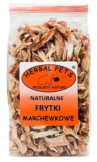 Herbal Pets Naturalne frytki marchewkowe 100g