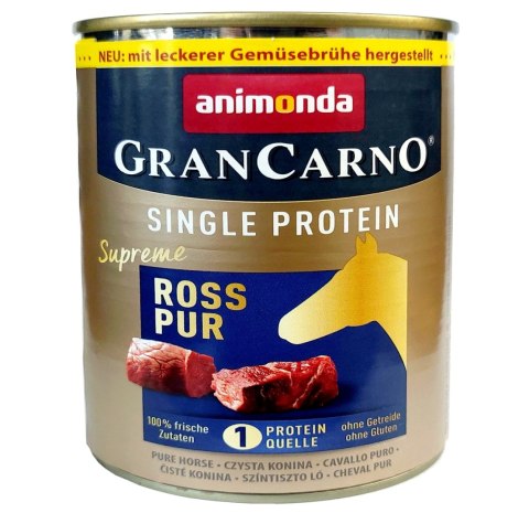 Animonda GranCarno Single Protein Konina puszka 800g