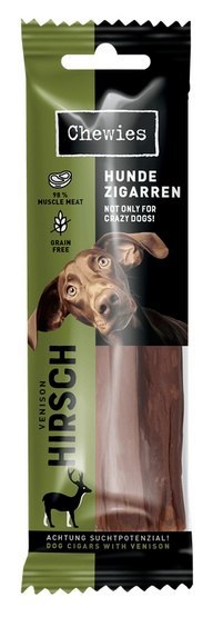 Chewies Hundezigarren Hirsch - jeleń 75g