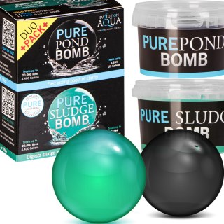 Evolution Aqua Duo Pack Pure Sludge Bomb & Pond Bomb - usuwanie osadu i bakterie