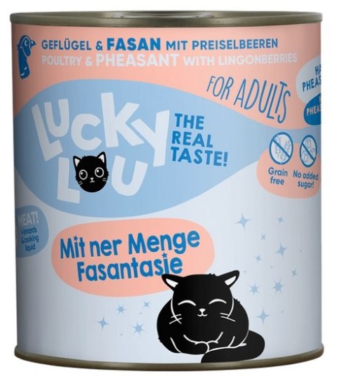 Lucky Lou Lifestage Adult Drób i bażant puszka 800g