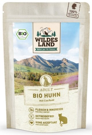 Wildes Land Cat Bio Huhn Pur saszetka 85g