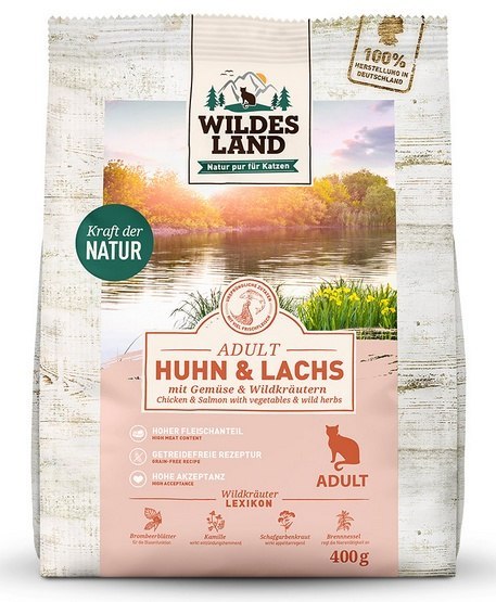 Wildes Land Cat Classic Adult Huhn & Lachs 400g