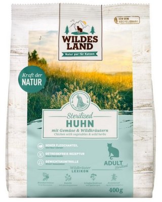 Wildes Land Cat Classic Adult Sterilised Huhn 400g