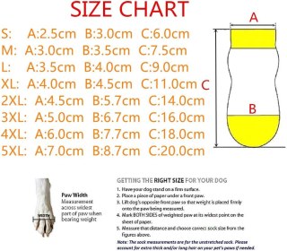 AKOPAWON Antyposlizgowe skarpetki dla psów, 4 sztuki, kolor szary, rozmiar 5XL, dla psów 14-17kg