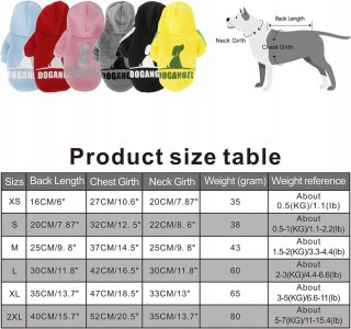 DOGANGEL Bluza z kapturem dla psa, szara, rozmiar L