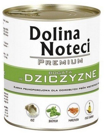 Dolina Noteci Premium Pies Dziczyzna puszka 400g