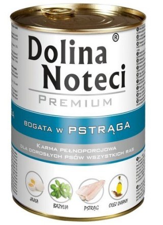 Dolina Noteci Premium Pies Pstrąg puszka 400g