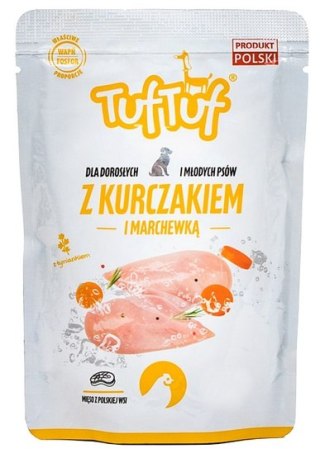 TUF TUF Kurczak z marchewką dla psa saszetka 500g