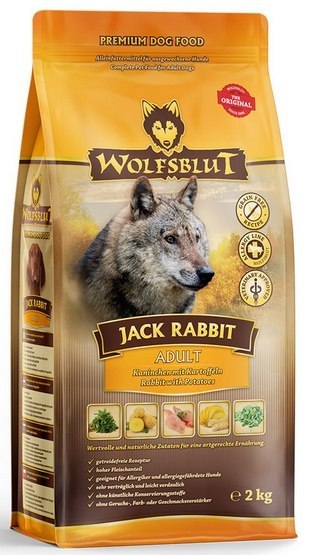 Wolfsblut Dog Jack Rabbit królik, zając i bataty 2kg